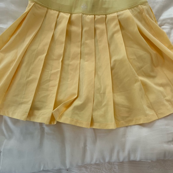 Yellow Pacsun Tennis Skirt - Picture 3 of 3